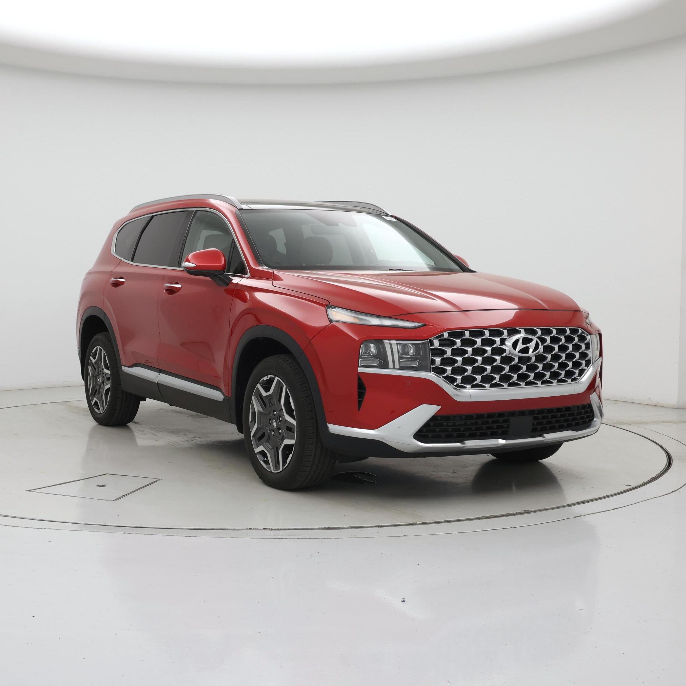 Red 2023 Hyundai Santa Fe Hybrid SUV / Crossover All-Wheel Drive Automatic