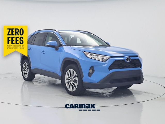 Blue 2020 Toyota RAV4 SUV / Crossover Front-Wheel Drive Automatic