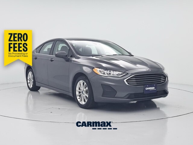 Gray 2020 Ford Fusion Hybrid Sedan Front-Wheel Drive Automatic