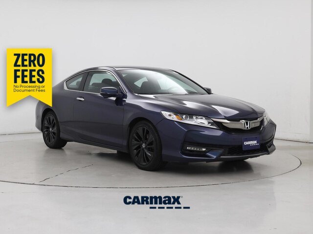 Blue 2016 Honda Accord Coupe Coupe Front-Wheel Drive Automatic