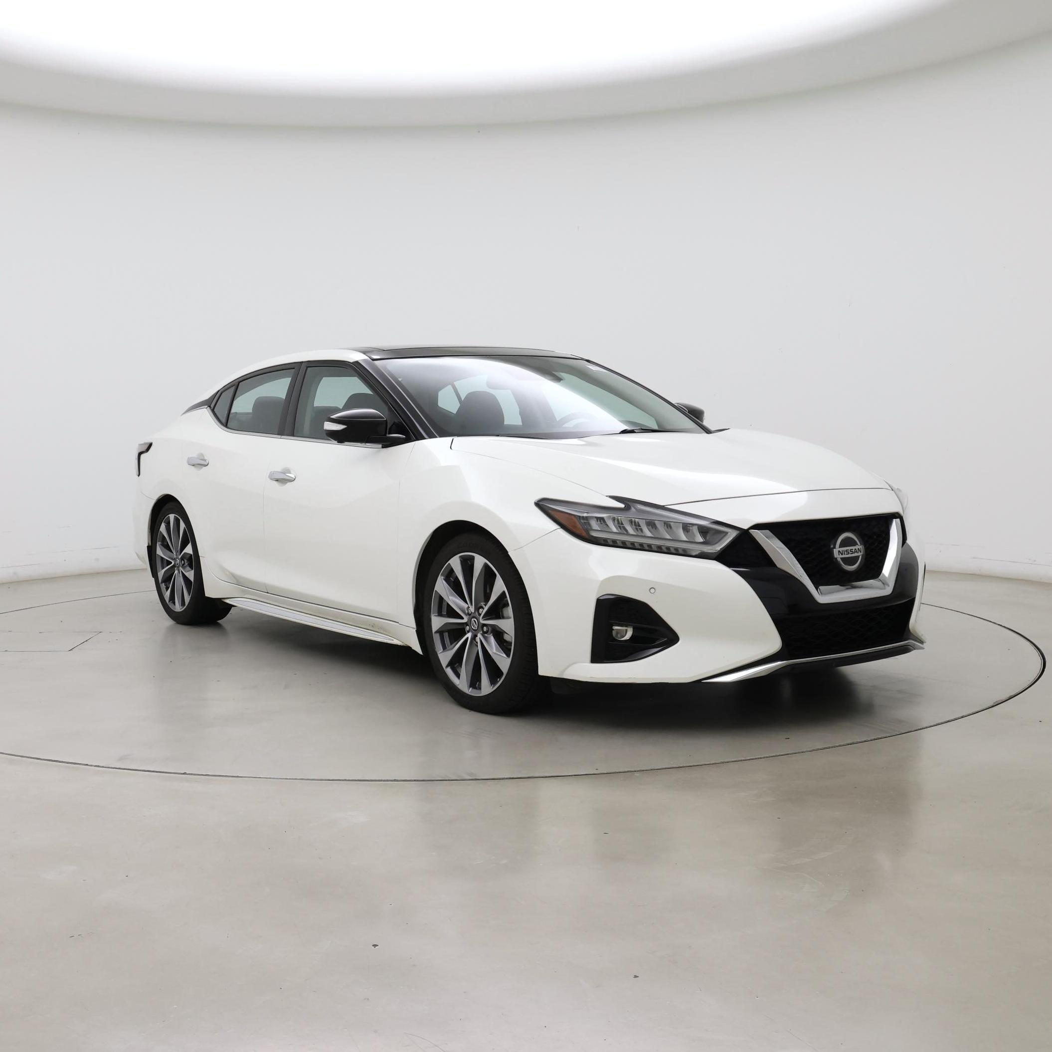 White 2022 Nissan Maxima Sedan Front-Wheel Drive Automatic