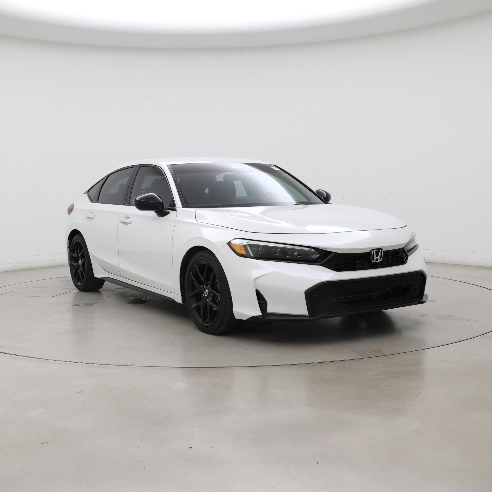 White 2025 Honda Civic Hatchback Hatchback Front-Wheel Drive Automatic