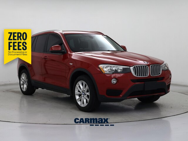 Red 2017 BMW X3 SUV / Crossover Rear-Wheel Drive Automatic