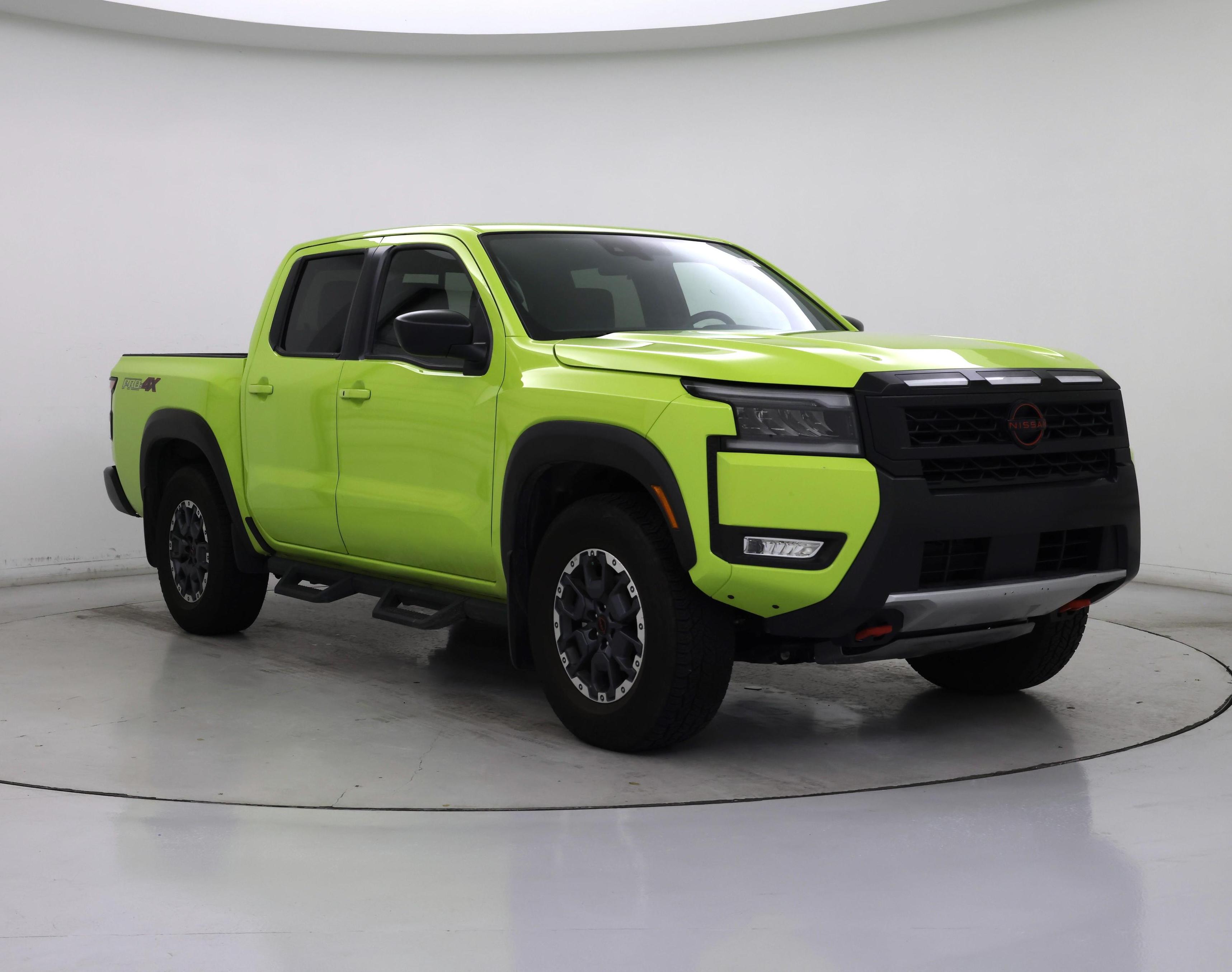 Green 2026 Nissan Frontier Pickup Truck Four-Wheel Drive Automatic