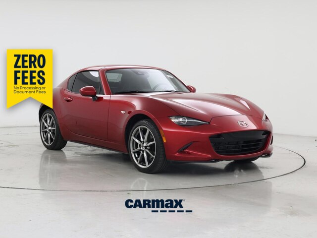 Red 2022 Mazda MX-5 Miata Convertible Rear-Wheel Drive Automatic