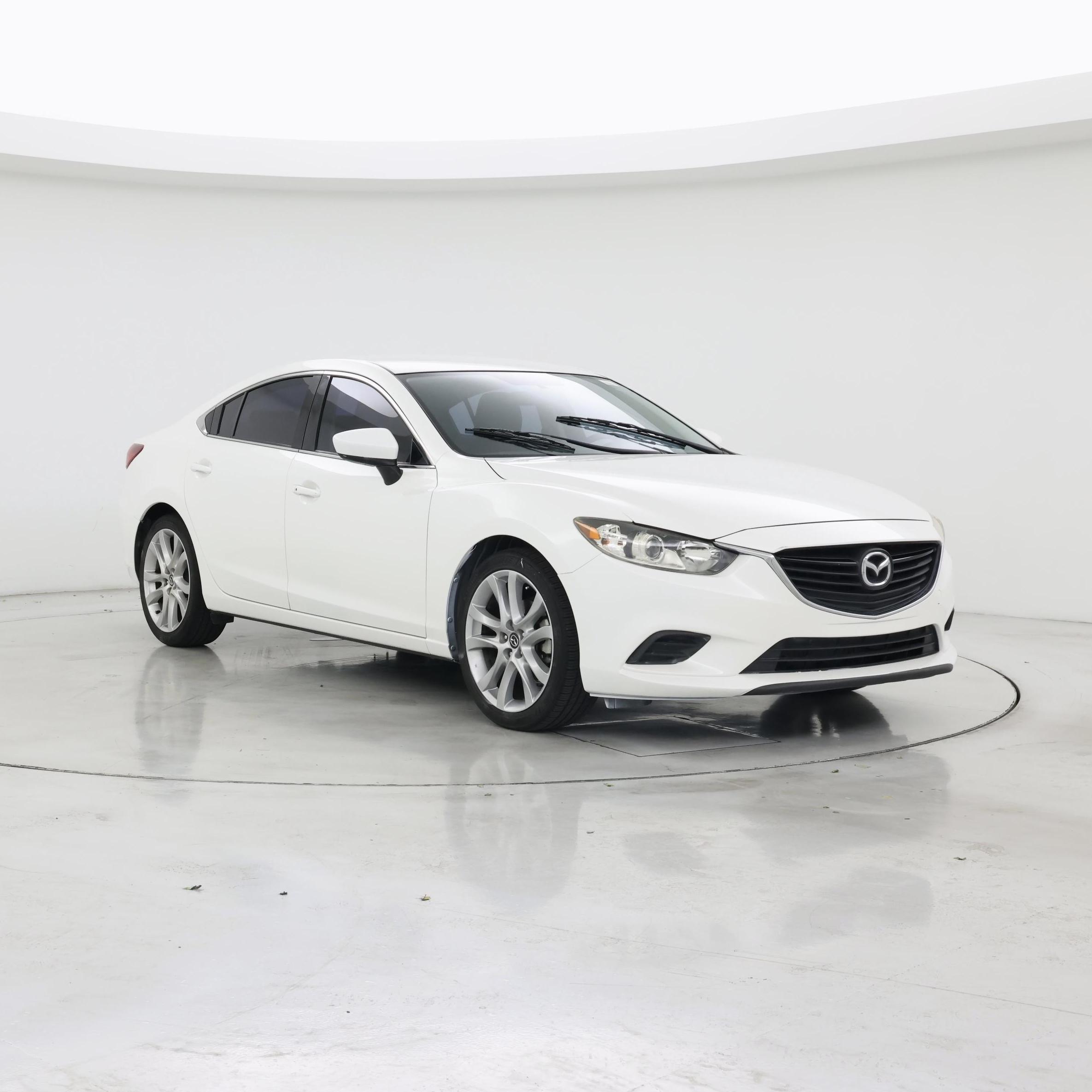 White 2016 Mazda MAZDA6 Sedan Front-Wheel Drive Automatic