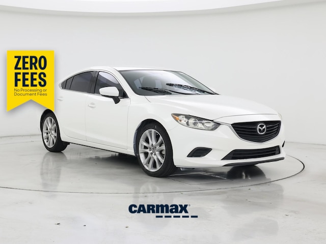 White 2016 Mazda MAZDA6 Sedan Front-Wheel Drive Automatic