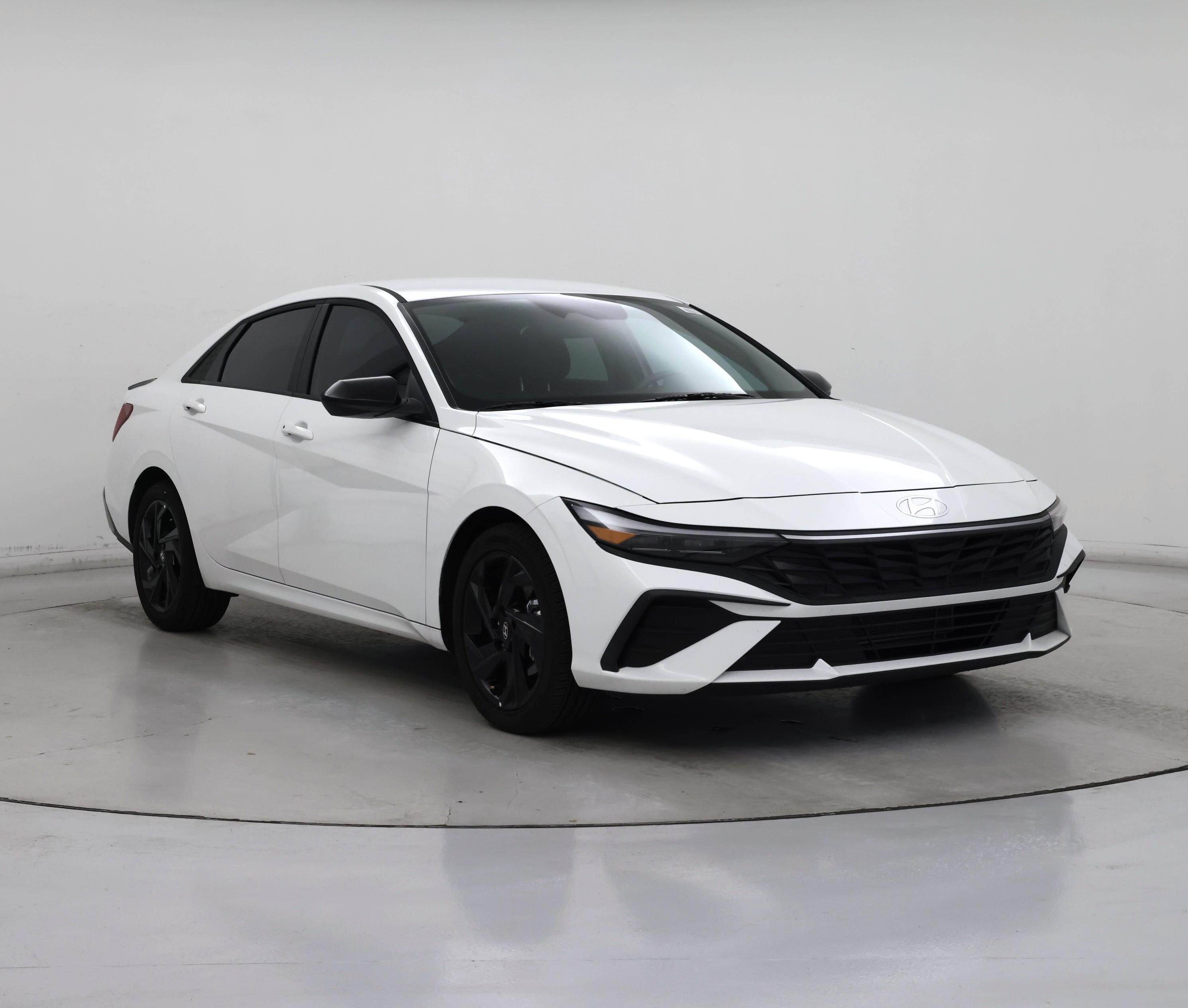White 2026 Hyundai Elantra Sedan Front-Wheel Drive Automatic