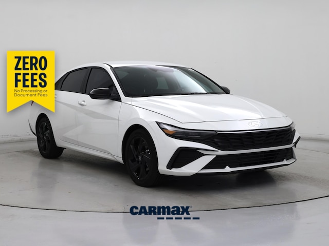White 2026 Hyundai Elantra Sedan Front-Wheel Drive Automatic