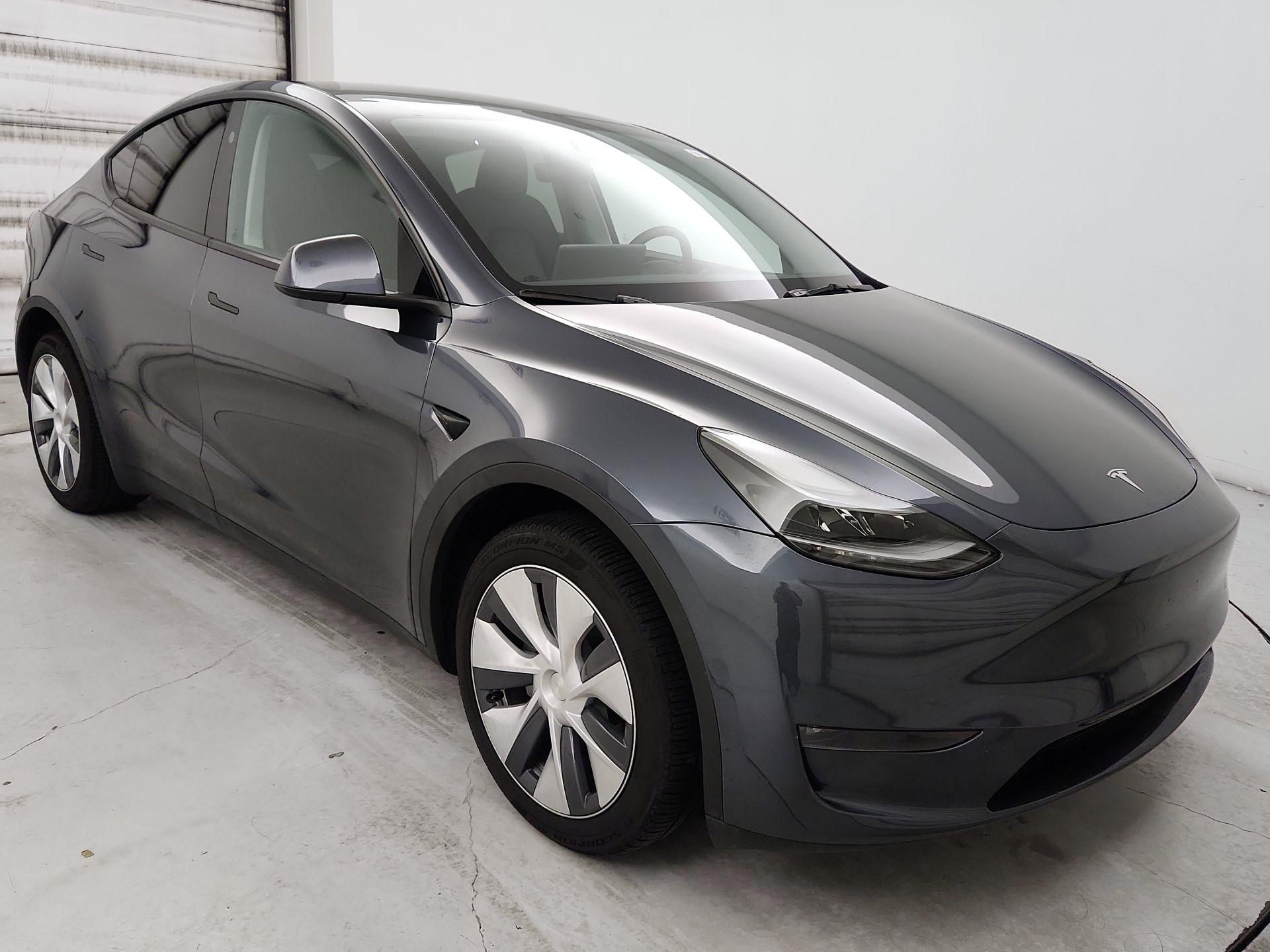 Gray 2023 Tesla Model Y SUV / Crossover All-Wheel Drive Automatic