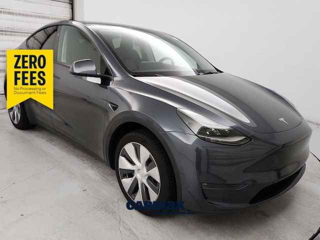 Gray 2023 Tesla Model Y SUV / Crossover All-Wheel Drive Automatic