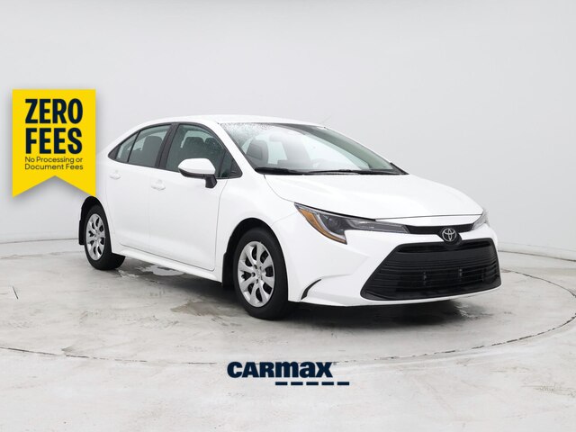 White 2025 Toyota Corolla Sedan Front-Wheel Drive Automatic
