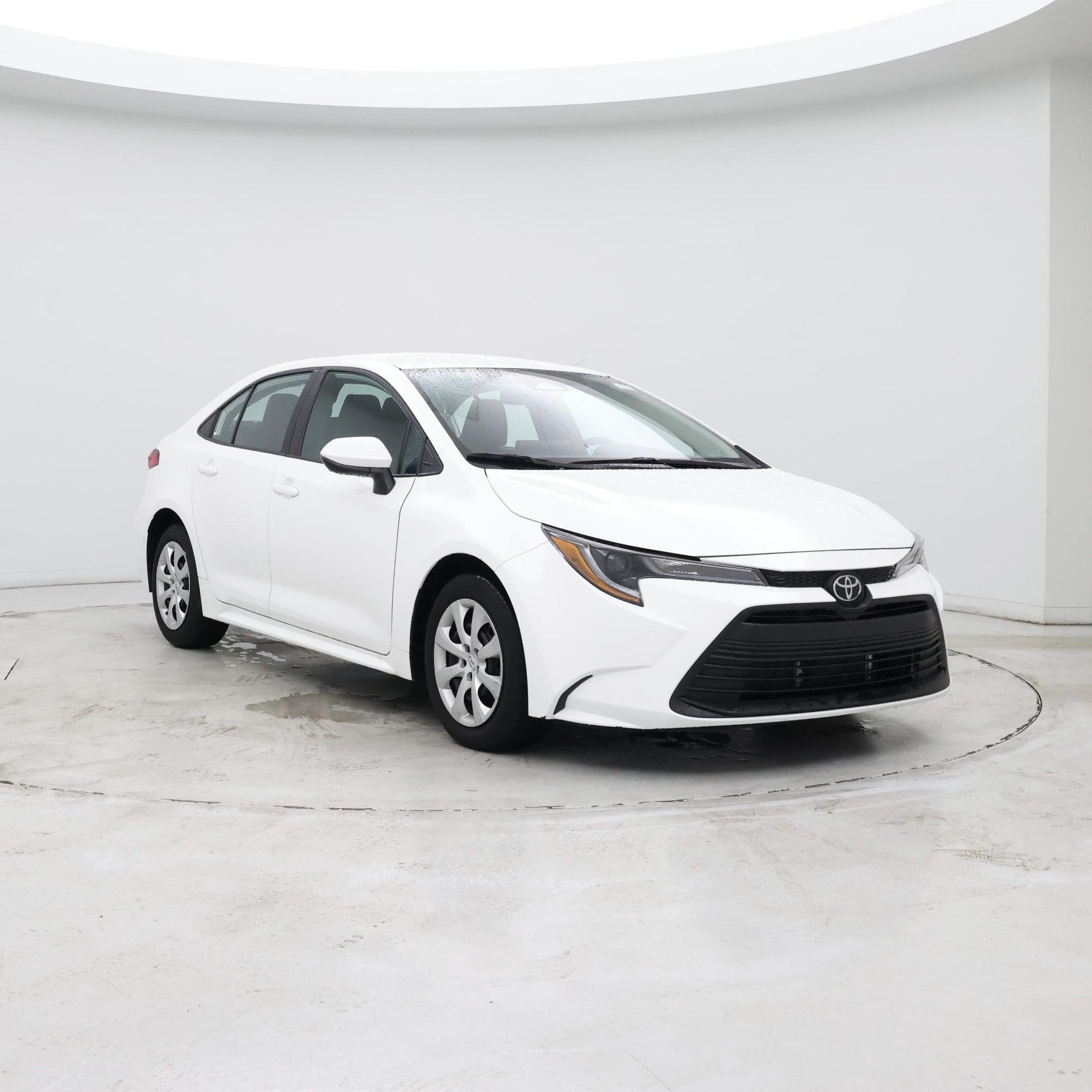 White 2025 Toyota Corolla Sedan Front-Wheel Drive Automatic