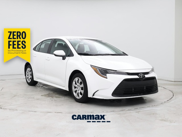 White 2025 Toyota Corolla Sedan Front-Wheel Drive Automatic