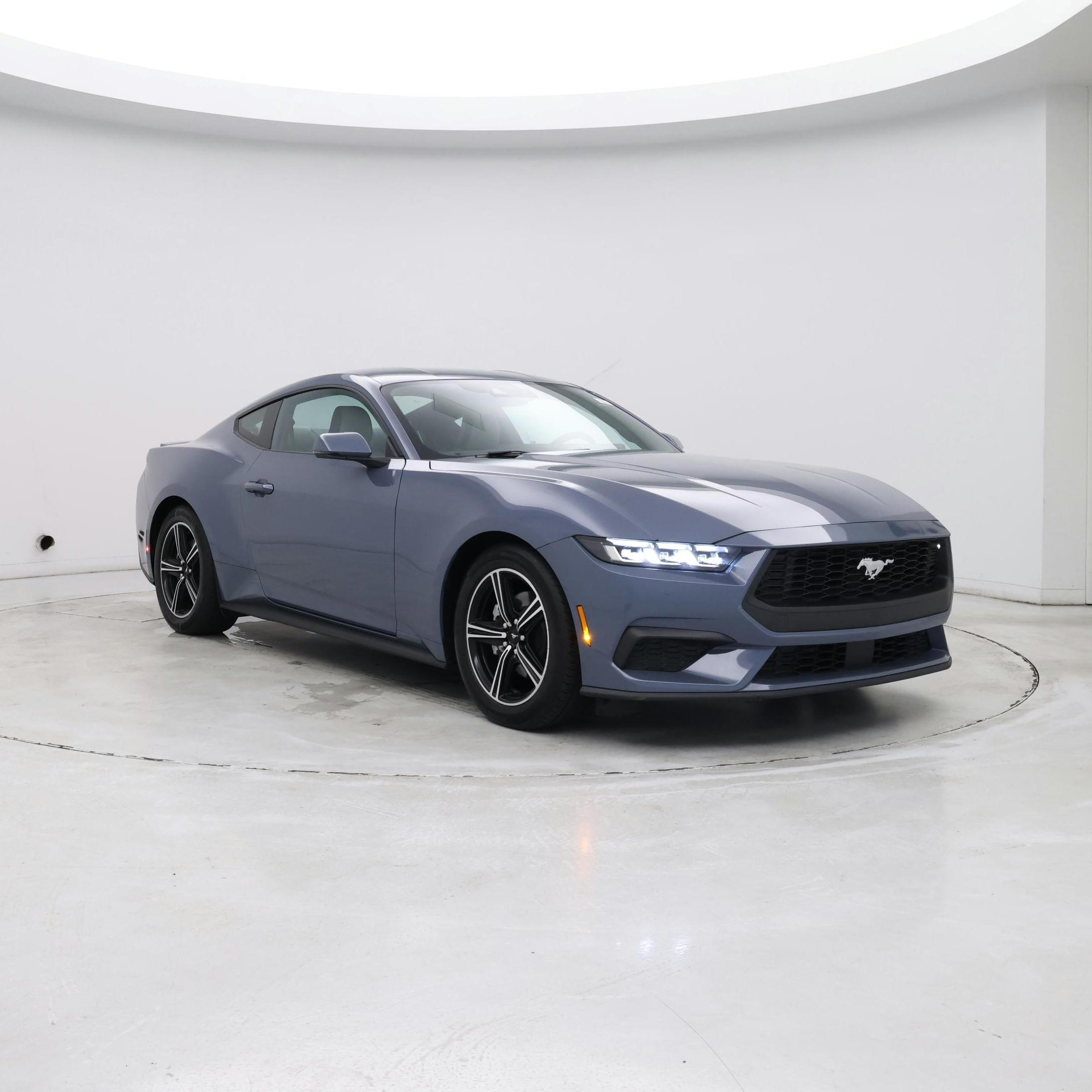 Gray 2024 Ford Mustang Coupe Rear-Wheel Drive Automatic