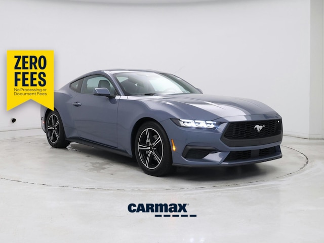 Gray 2024 Ford Mustang Coupe Rear-Wheel Drive Automatic