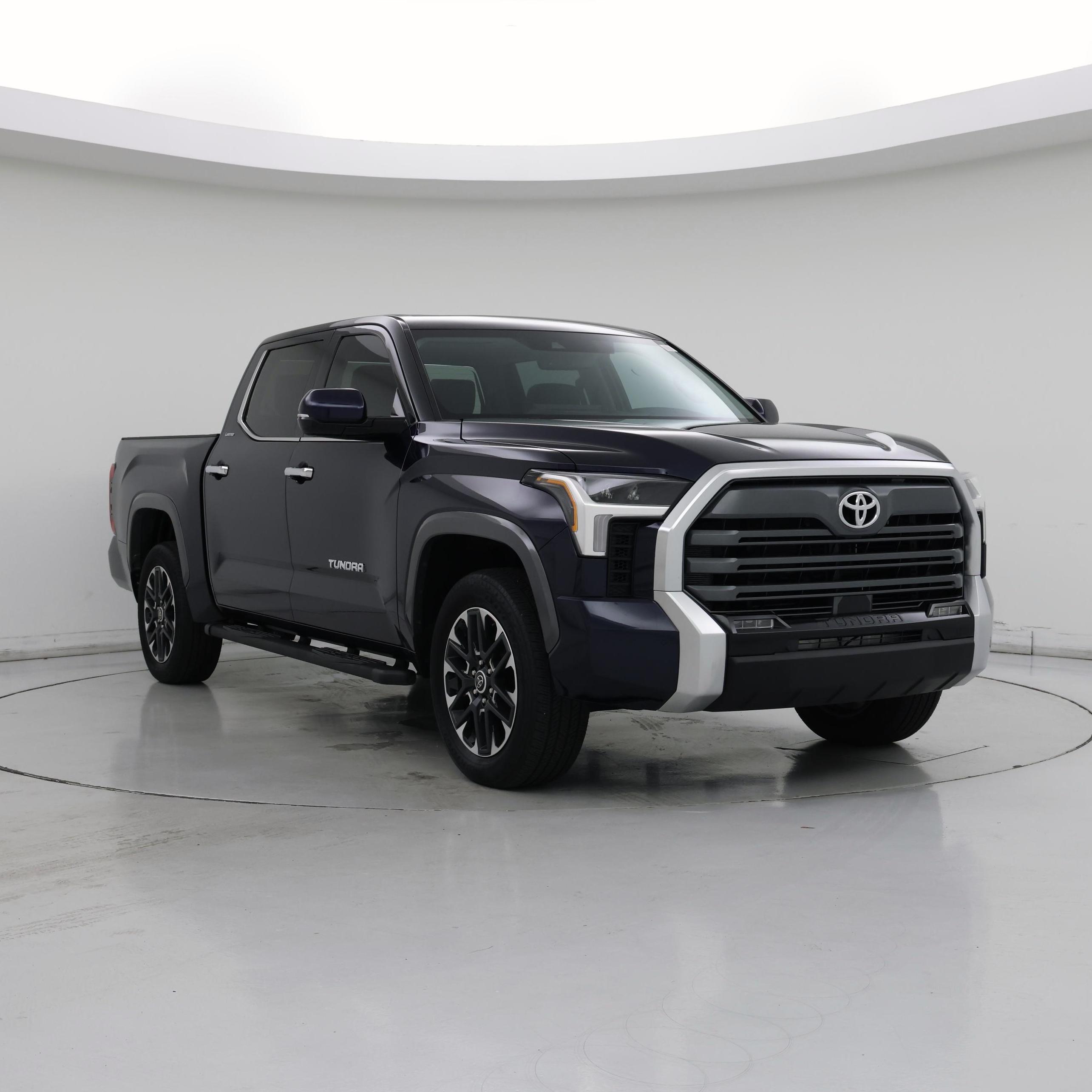 Blue 2023 Toyota Tundra Pickup Truck Four-Wheel Drive Automatic