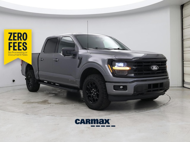 Gray 2024 Ford F-150 Pickup Truck Four-Wheel Drive Automatic