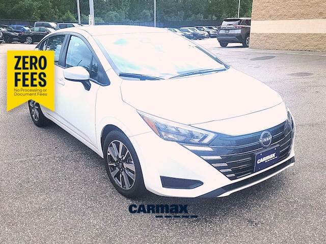 White 2025 Nissan Versa Sedan Front-Wheel Drive Automatic