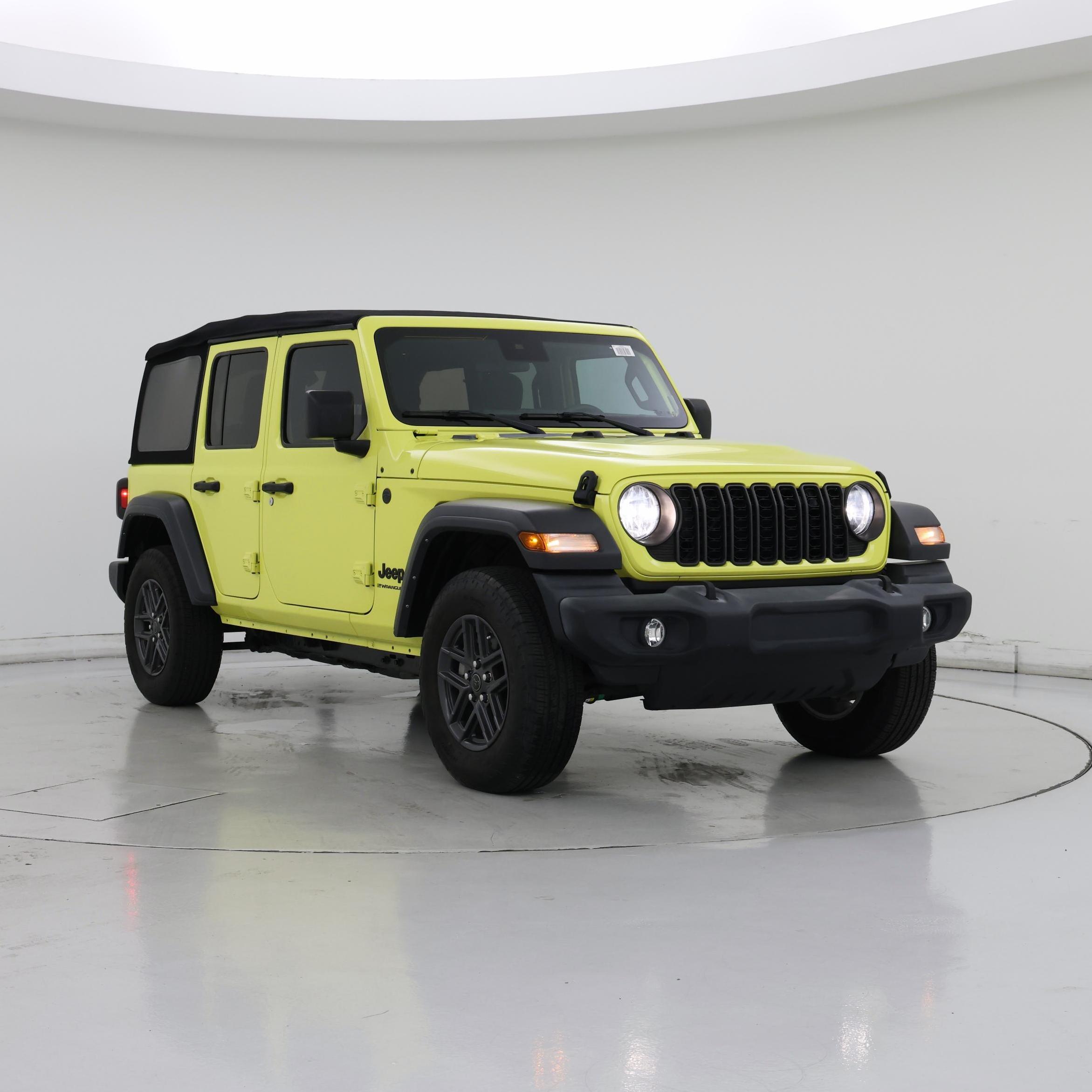 Yellow 2024 Jeep Wrangler SUV / Crossover Four-Wheel Drive Automatic
