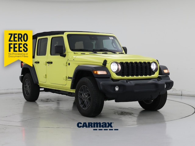 Yellow 2024 Jeep Wrangler SUV / Crossover Four-Wheel Drive Automatic
