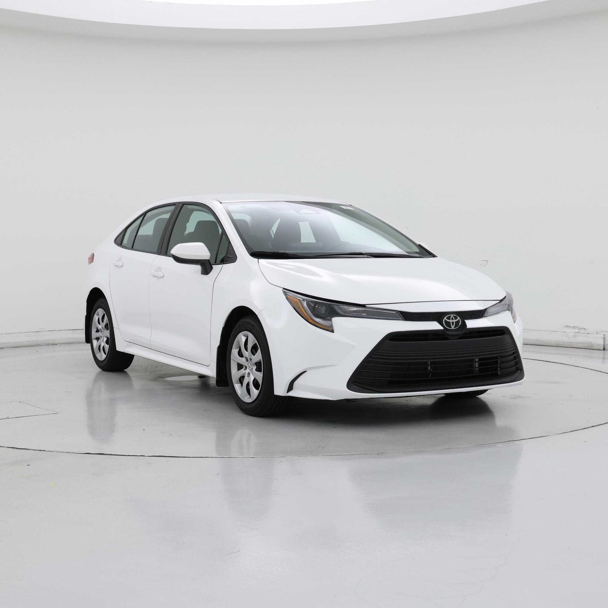 White 2025 Toyota Corolla Sedan Front-Wheel Drive Automatic