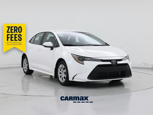 White 2025 Toyota Corolla Sedan Front-Wheel Drive Automatic