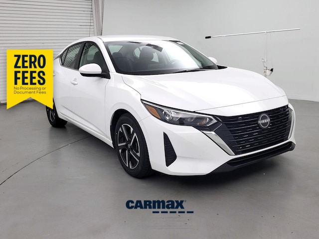 White 2024 Nissan Sentra Sedan Front-Wheel Drive Automatic