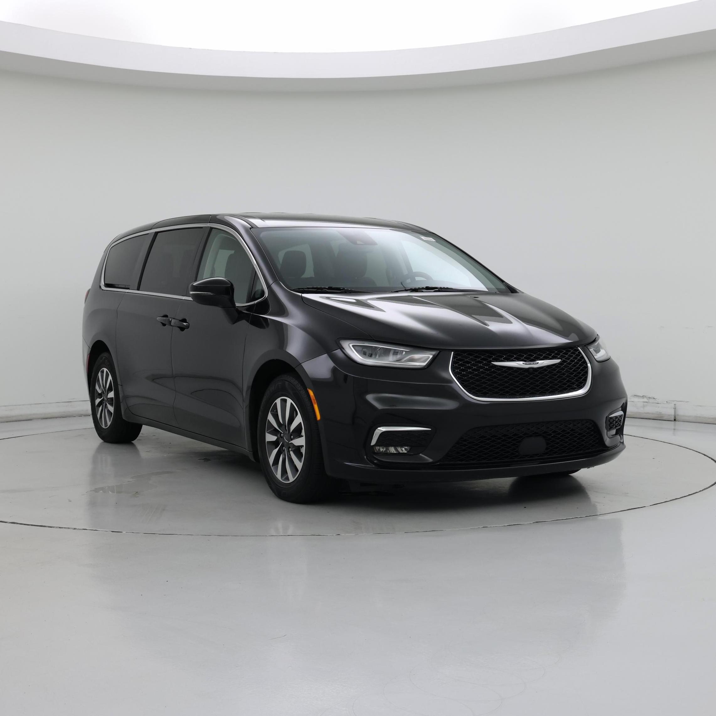 Black 2023 Chrysler Pacifica Hybrid Minivan Front-Wheel Drive Automatic