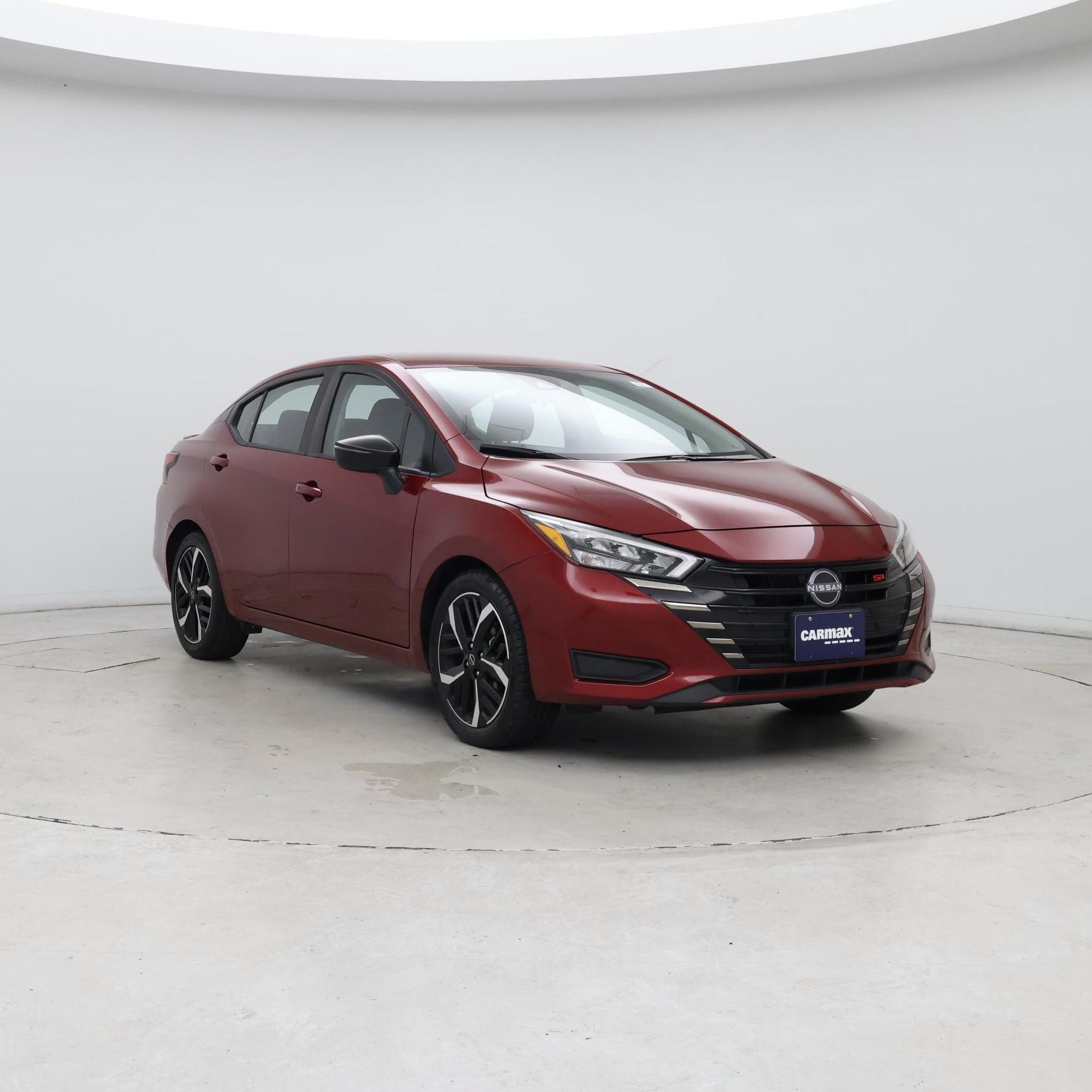 Red 2025 Nissan Versa Sedan Front-Wheel Drive Automatic