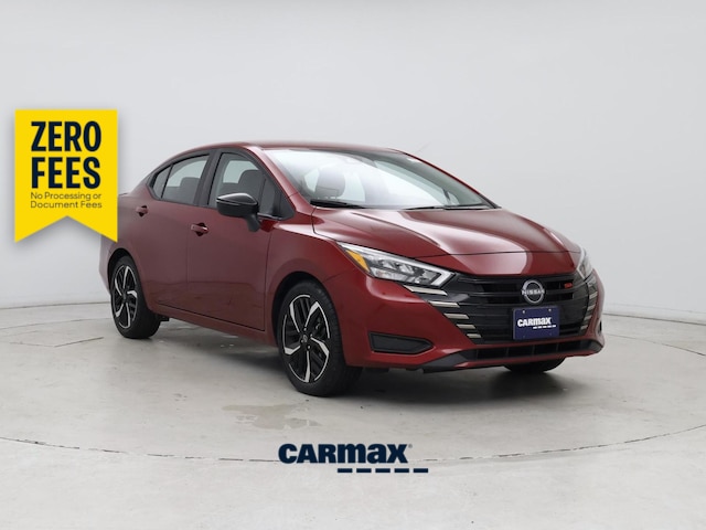 Red 2025 Nissan Versa Sedan Front-Wheel Drive Automatic
