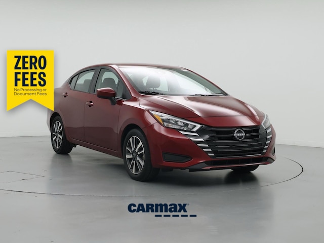 Red 2025 Nissan Versa Sedan Front-Wheel Drive Automatic