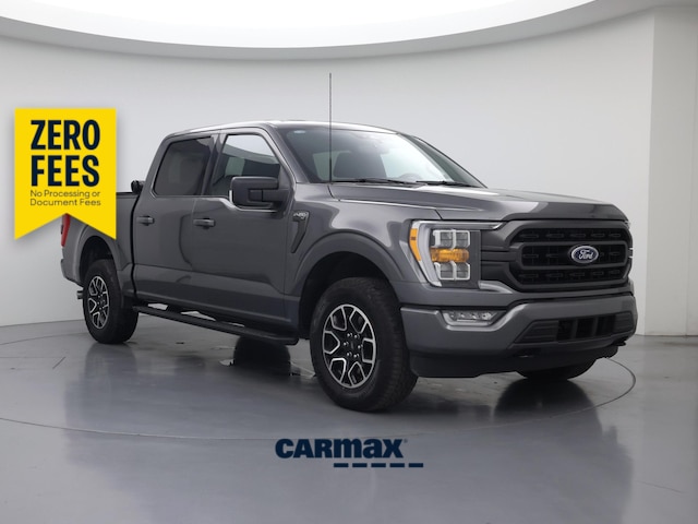 Gray 2023 Ford F-150 XLT SuperCrew 4WD Pickup Truck Four-Wheel Drive Automatic