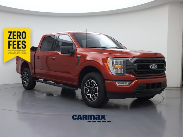 Red 2023 Ford F-150 XLT SuperCrew 4WD Pickup Truck Four-Wheel Drive Automatic