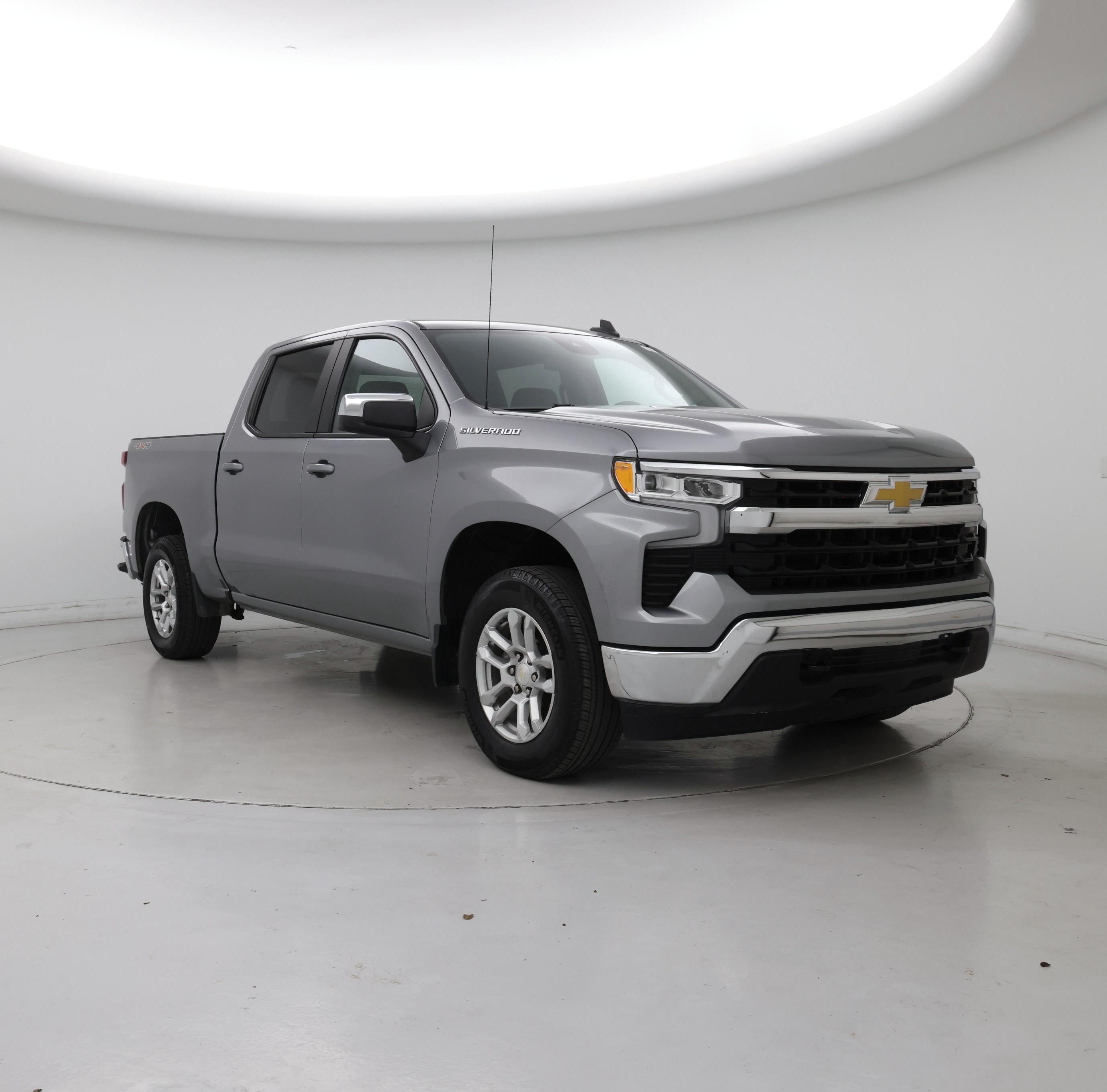 Gray 2023 Chevrolet Silverado 1500 Pickup Truck Four-Wheel Drive Automatic