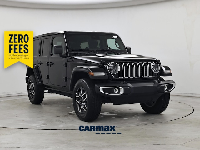 Black 2025 Jeep Wrangler Sahara 4-Door 4WD SUV / Crossover Four-Wheel Drive Automatic