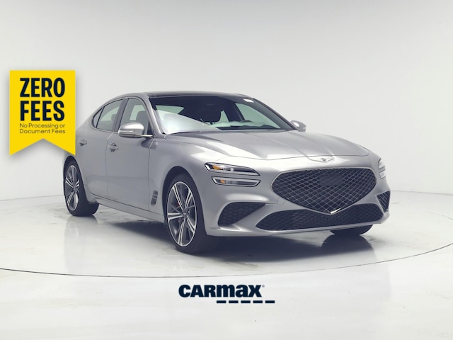 Silver 2025 Genesis G70 Sedan Rear-Wheel Drive Automatic