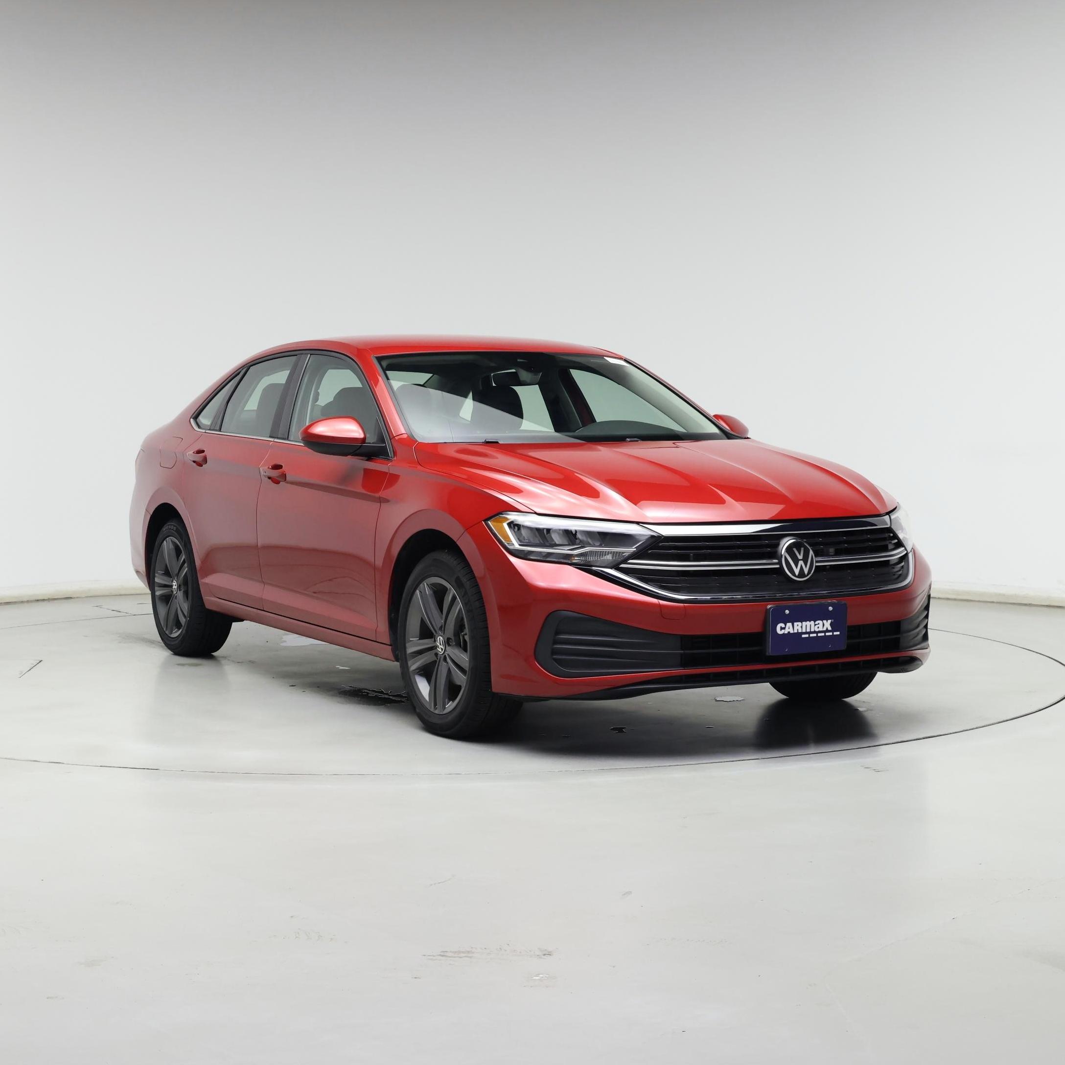 Red 2023 Volkswagen Jetta Sedan Front-Wheel Drive Automatic