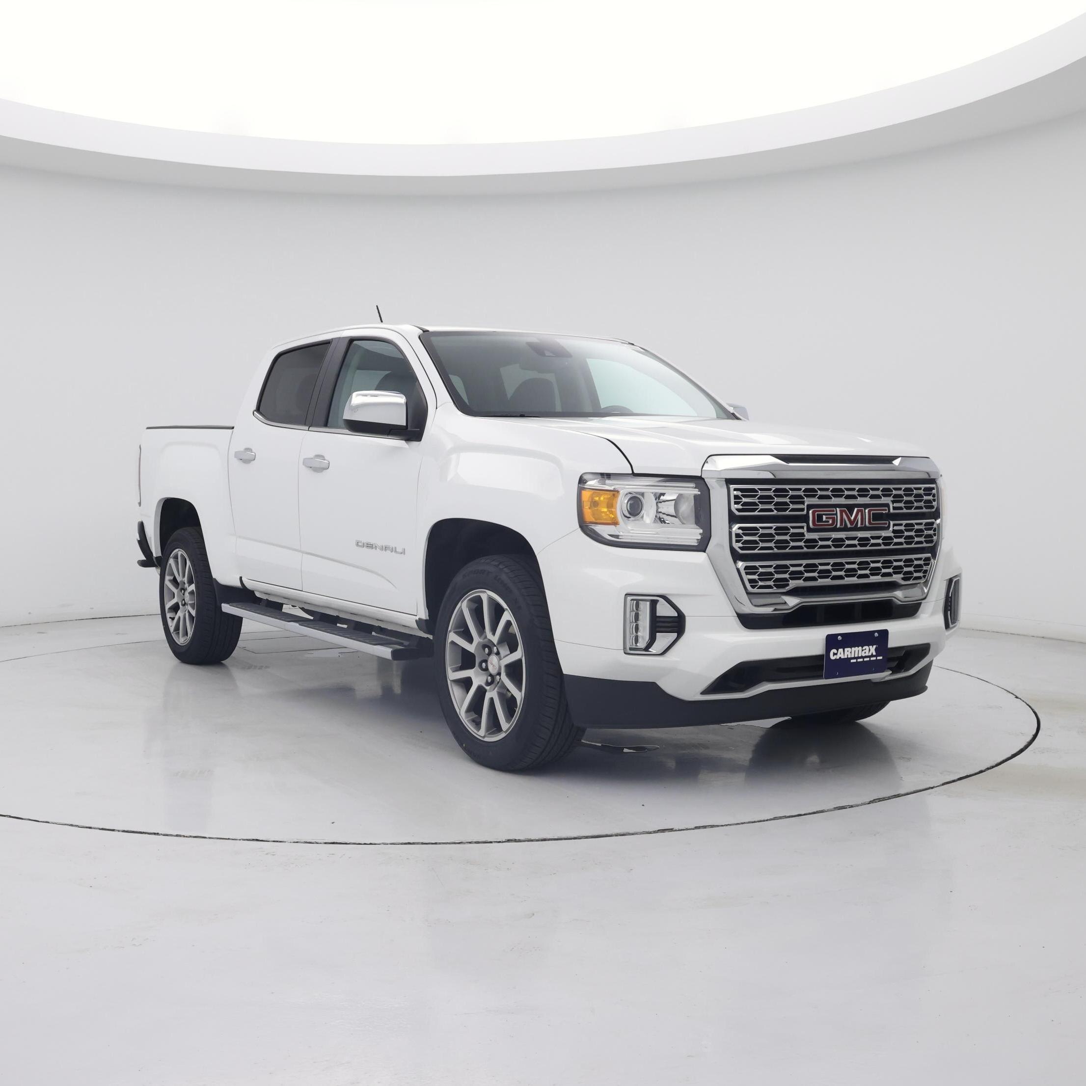 White 2022 GMC Canyon Pickup Truck Four-Wheel Drive Automatic