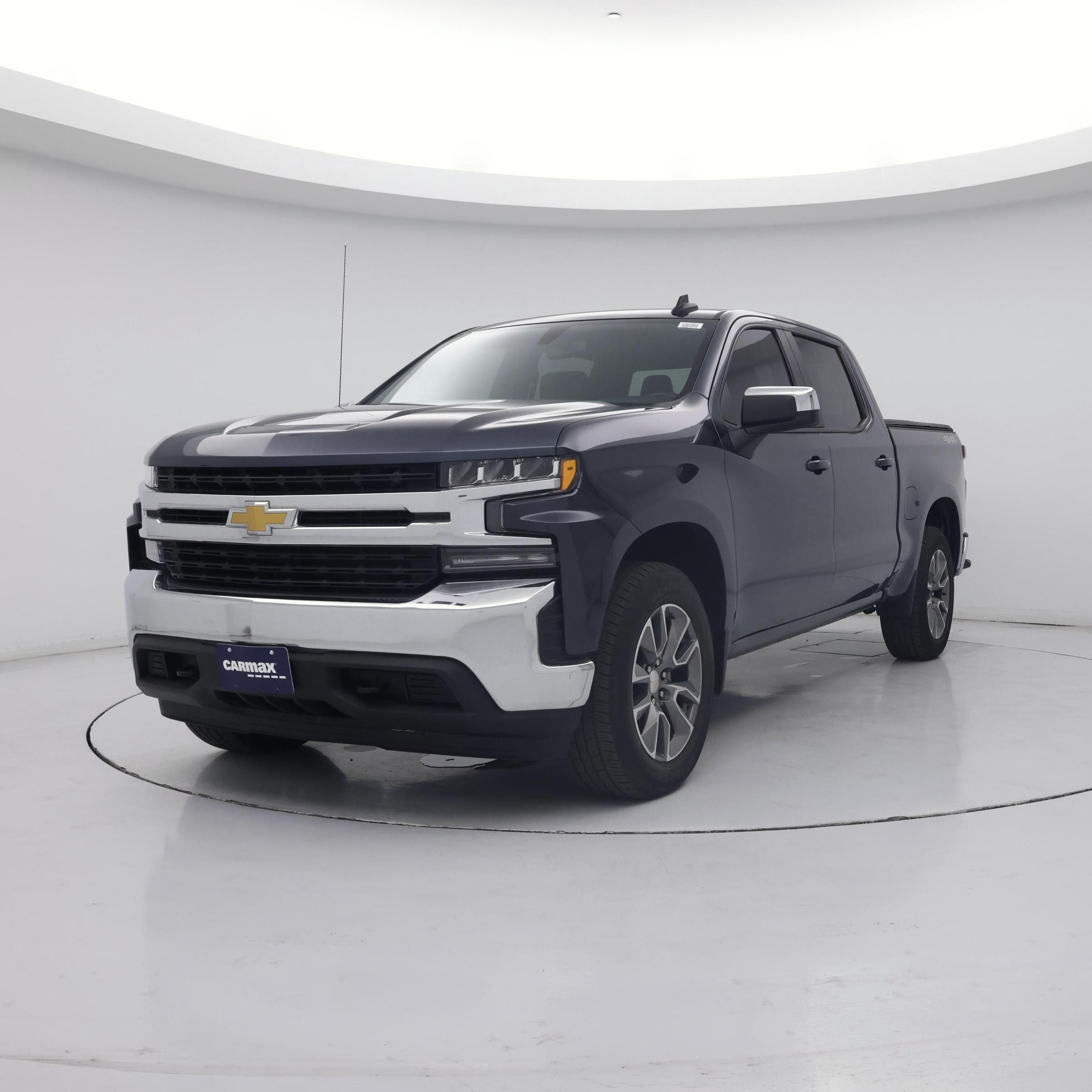 Gray 2022 Chevrolet Silverado 1500 Pickup Truck Four-Wheel Drive Automatic