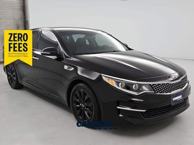 Black 2016 Kia Optima Sedan Front-Wheel Drive Automatic