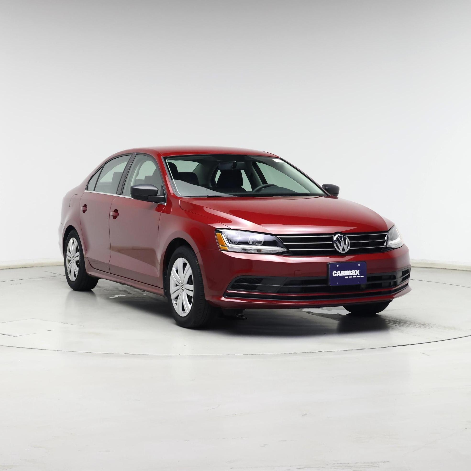 Red 2017 Volkswagen Jetta Sedan Front-Wheel Drive Automatic