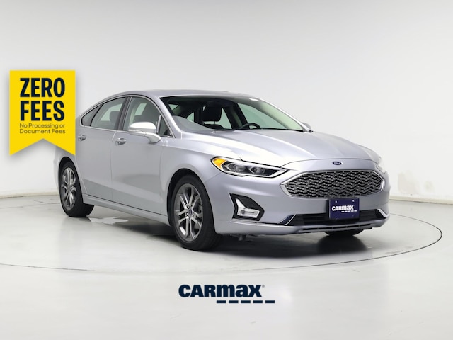 Silver 2020 Ford Fusion Hybrid Sedan Front-Wheel Drive Automatic