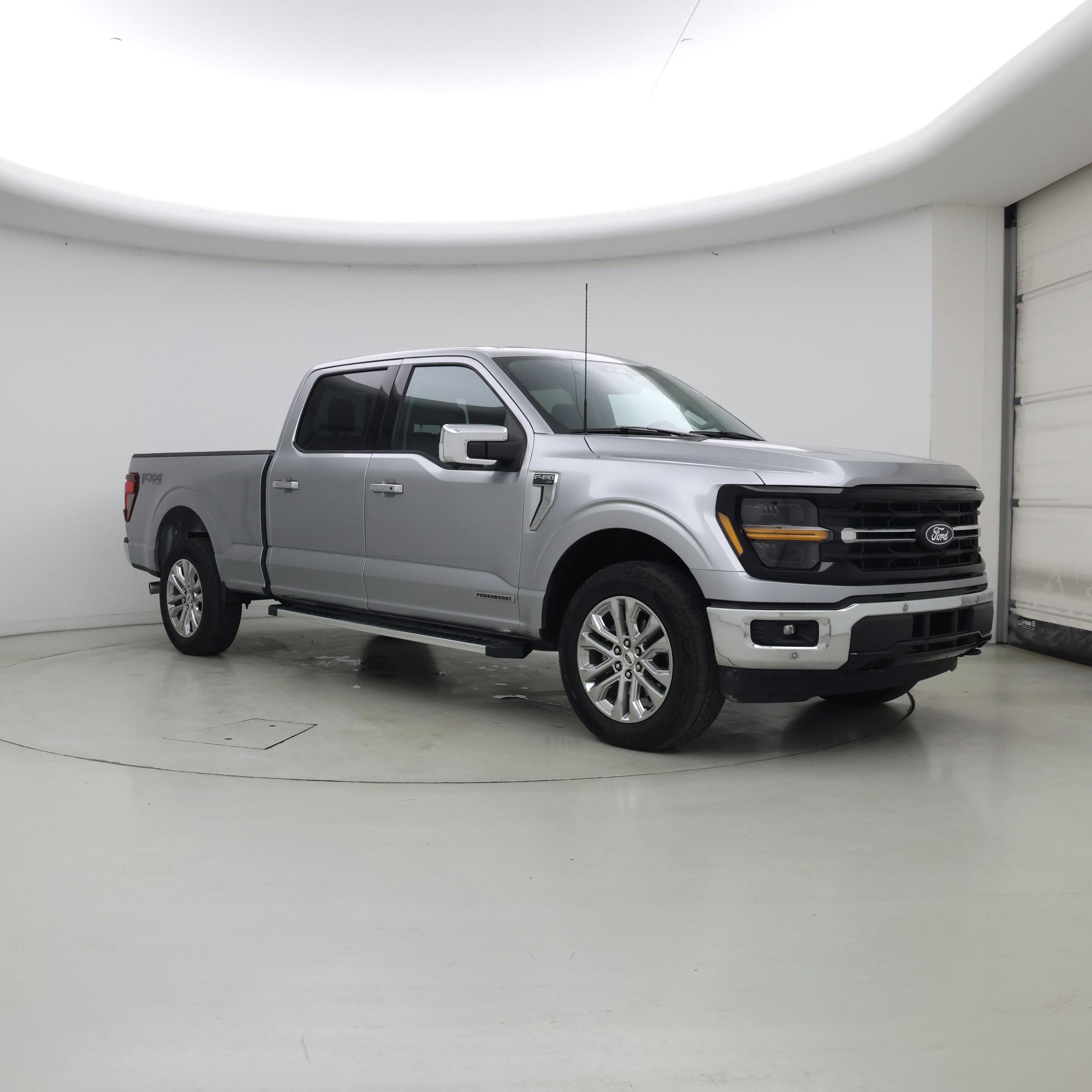 Gray 2024 Ford F-150 Pickup Truck Four-Wheel Drive Automatic