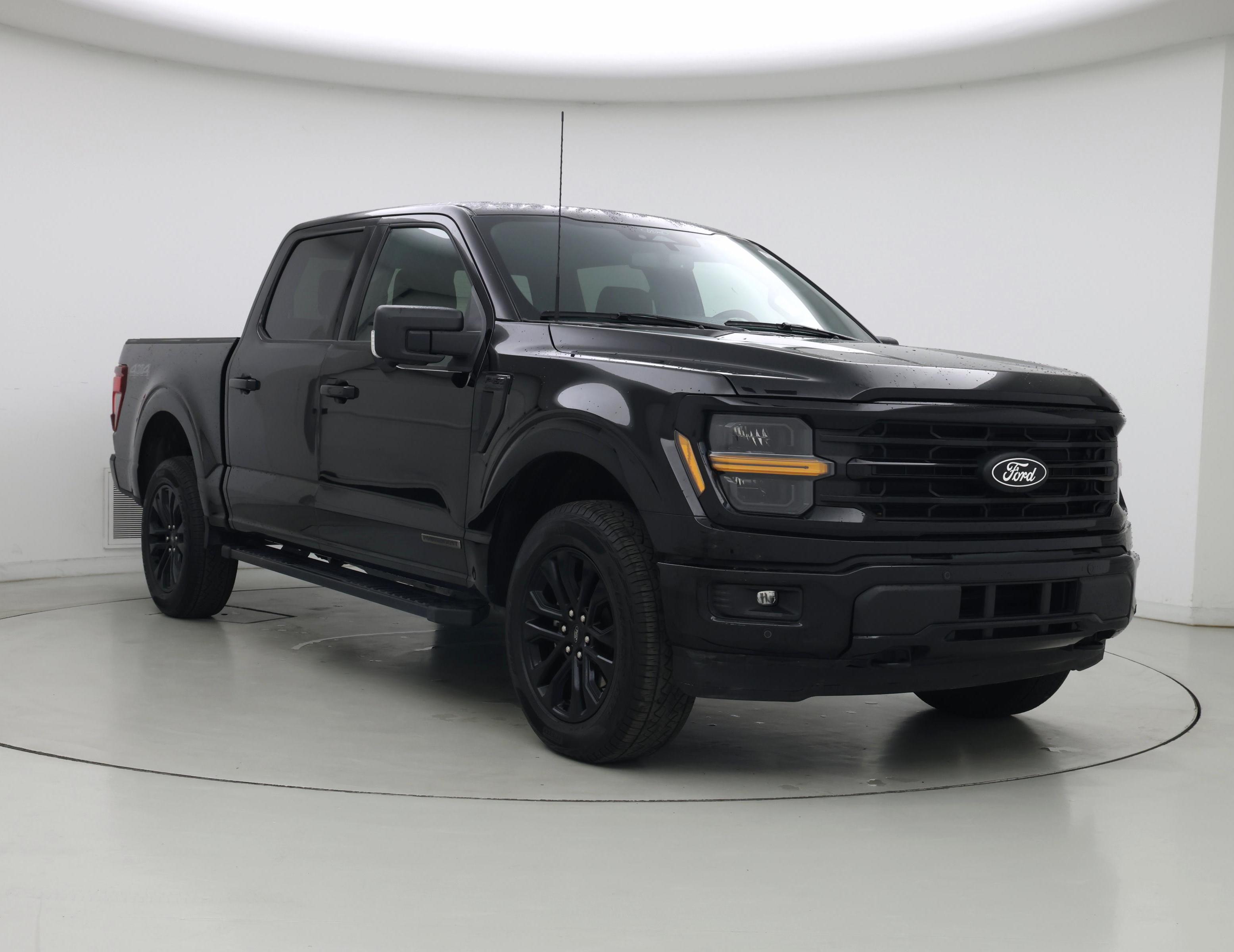 Black 2025 Ford F-150 Pickup Truck Four-Wheel Drive Automatic