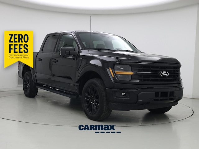 Black 2025 Ford F-150 Pickup Truck Four-Wheel Drive Automatic