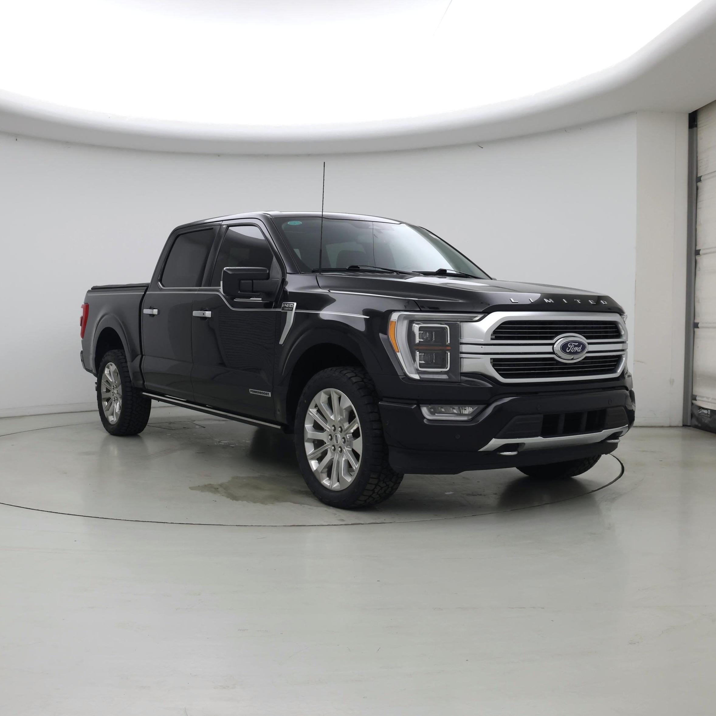 Black 2023 Ford F-150 Pickup Truck Four-Wheel Drive Automatic