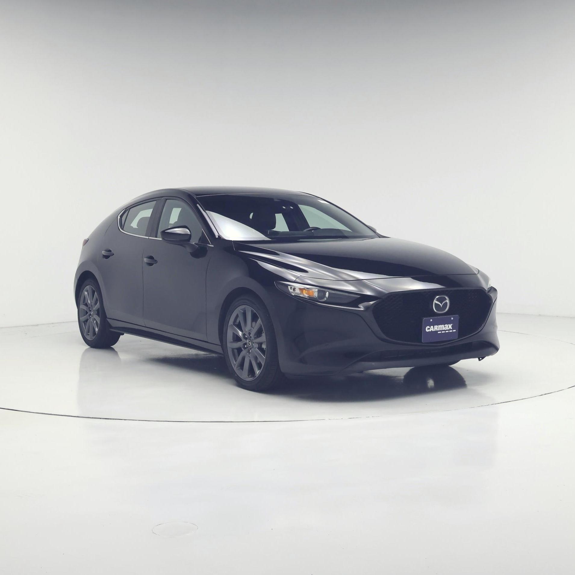 Black 2021 Mazda MAZDA3 Hatchback Front-Wheel Drive Automatic