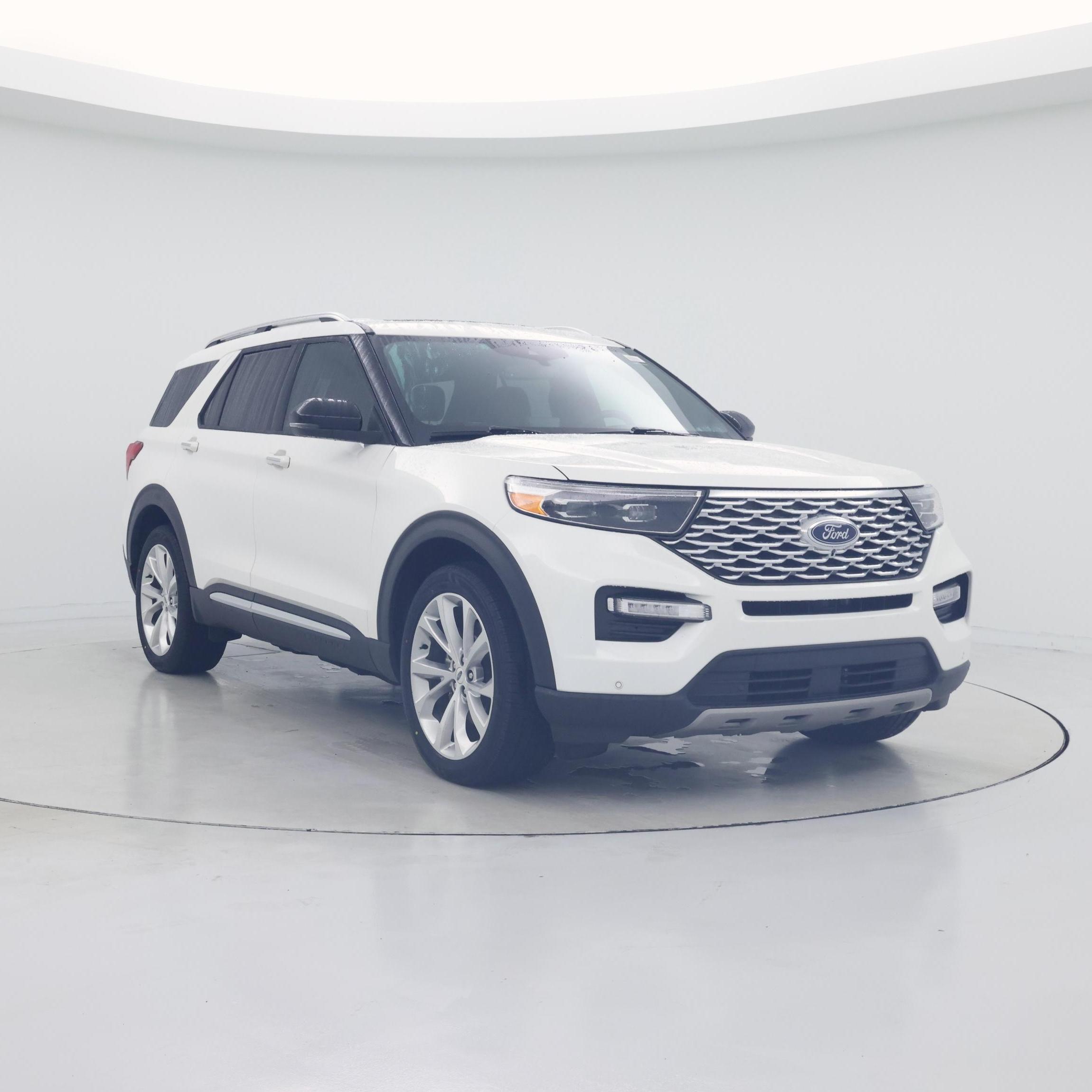 White 2023 Ford Explorer Hybrid SUV / Crossover Rear-Wheel Drive Automatic