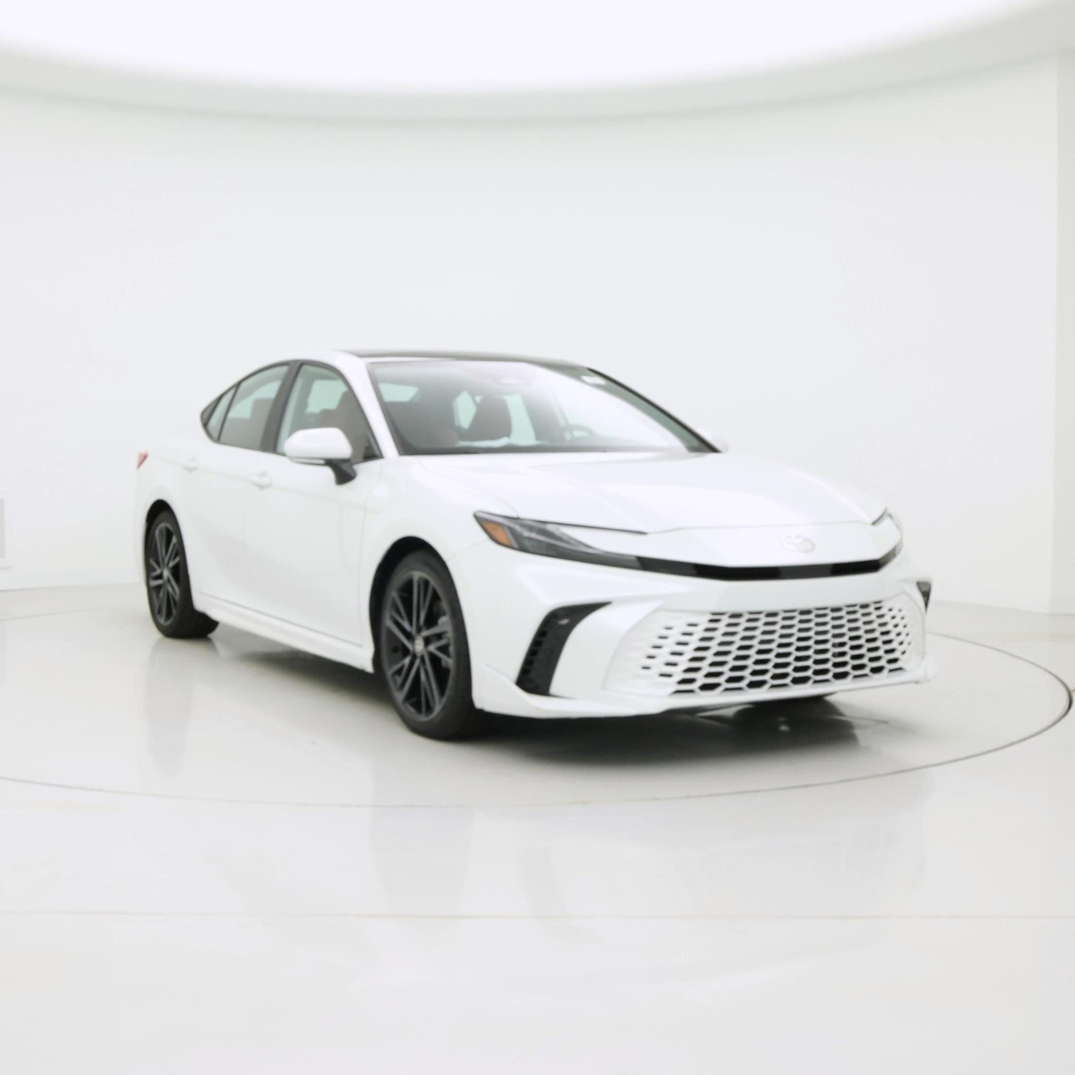 White 2025 Toyota Camry Sedan Front-Wheel Drive Automatic